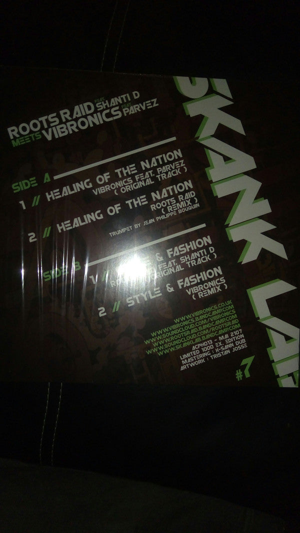 Roots Raid Feat. Shanti D Meets Vibronics Feat. Parvez* : Skank Lab #7  (12", Maxi, Ltd)