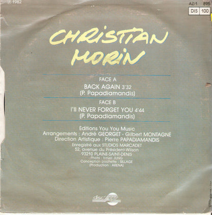 Christian Morin : Back Again (7", Single)