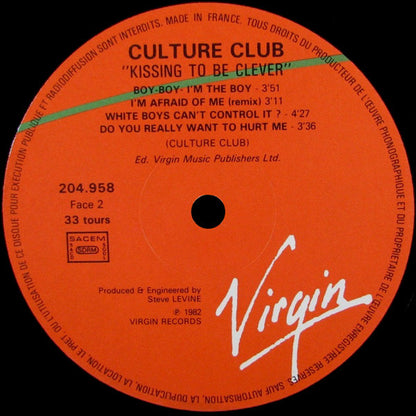 Culture Club : Kissing To Be Clever (LP, Album)