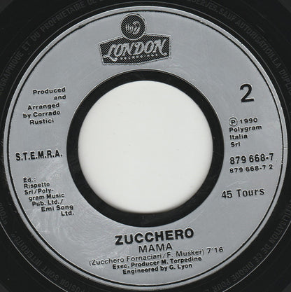 Zucchero, Paul Young : Senza Una Donna (Without A Woman) (7", Single, Fre)