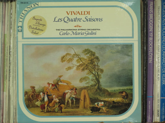 Antonio Vivaldi, Carlo Maria Giulini, The Philharmonia String Orchestra : Les Quatre Saisons (LP, Album, RE)