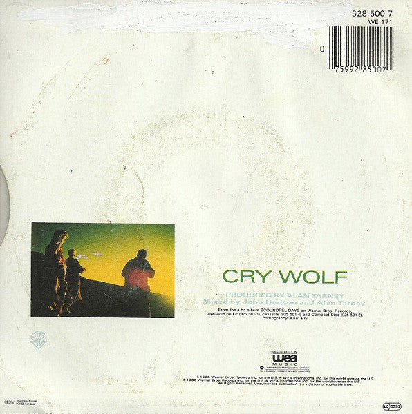 a-ha : Cry Wolf (7", Single)