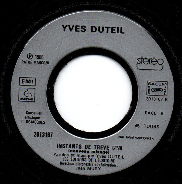 Yves Duteil : La Langue De Chez Nous (7")