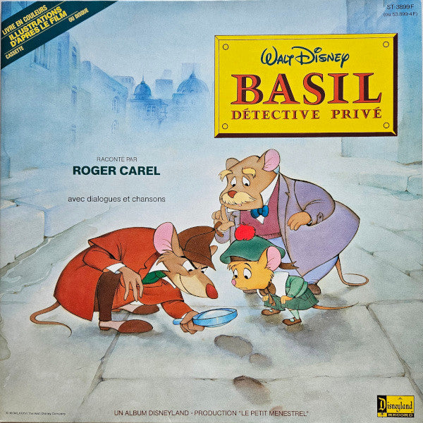 Roger Carel : Basil Détective Privé (LP, Album, Gat)