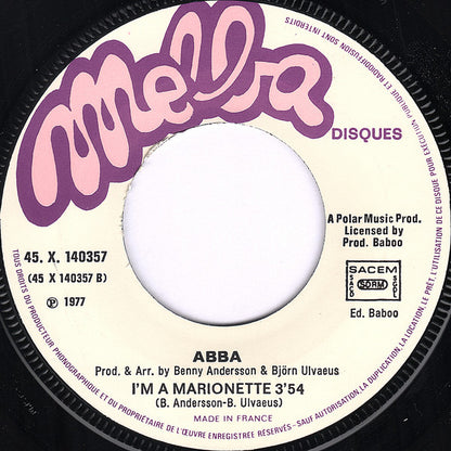 ABBA : Take A Chance On Me (7", Single)