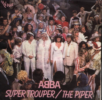 ABBA : Super Trouper / The Piper (7", Single, Pap)