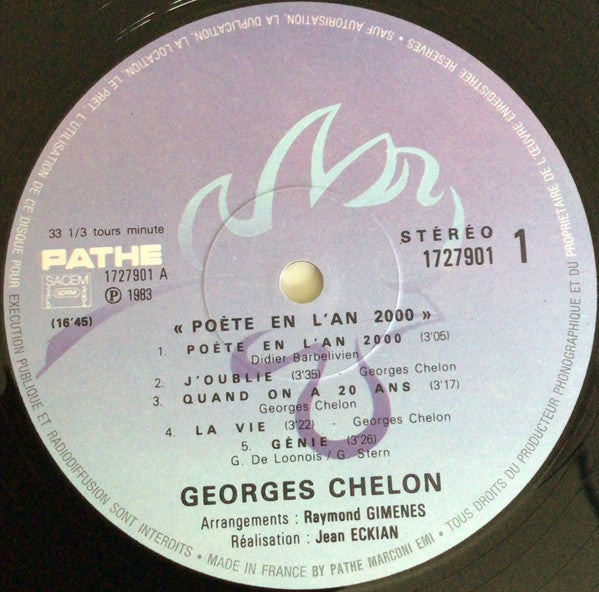 Georges Chelon : Poète En L'An 2000 (LP, Album)