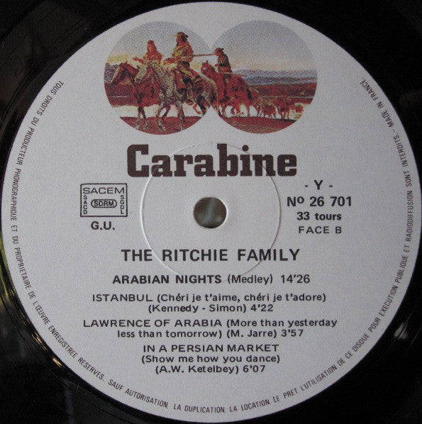 The Ritchie Family : Arabian Nights (LP, Album, P/Mixed)