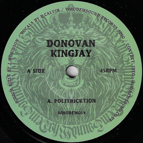 Donovan King Jay : Politricktion (7")