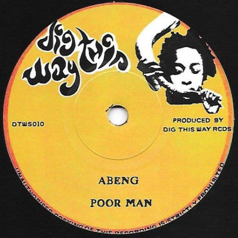 Abeng (2) : Poor Man / Together Soul Rockin' (7", Single, Ltd)