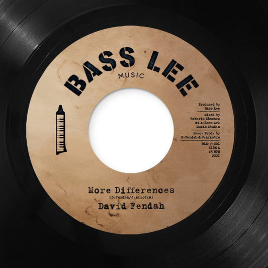 David Fendah, Bass Lee Music Players : More Differences / Dub Wise (7", Single)