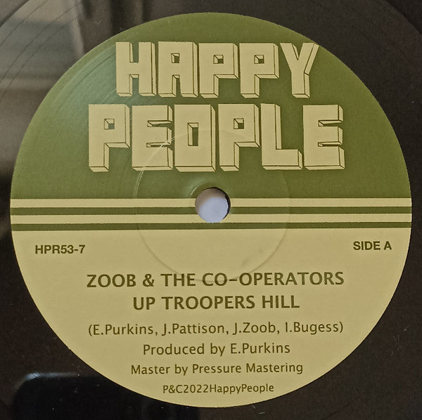 Zoob & The Co-operators (5) : Up Trooper's Hill (7", Single, Num)