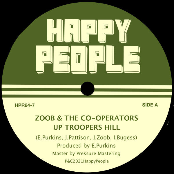 Zoob & The Co-operators (5) : Up Trooper's Hill (7", Single, Num)