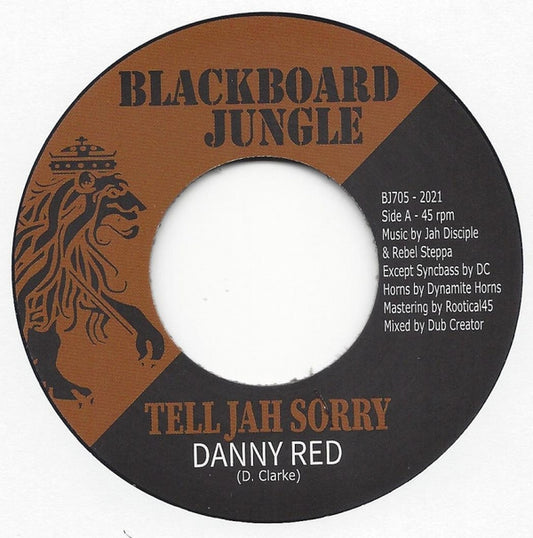 Danny Red : Tell Jah Sorry (7", Single)