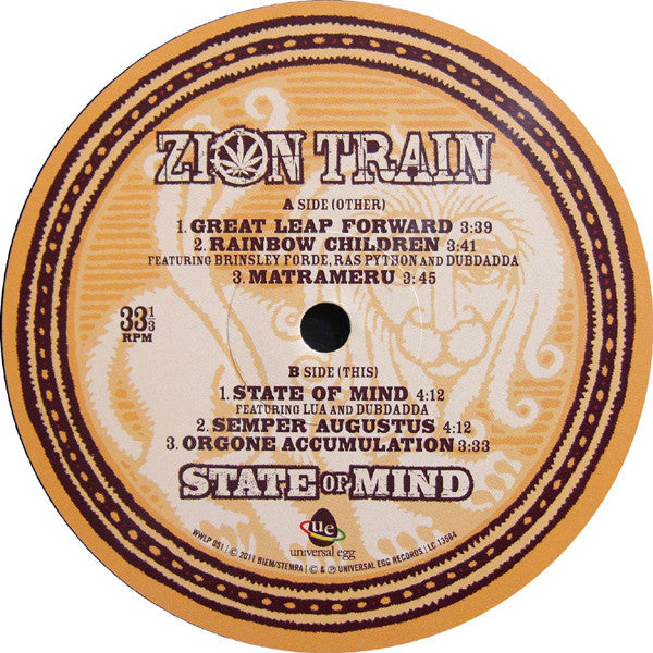 Zion Train : State Of Mind (2xLP, Album)