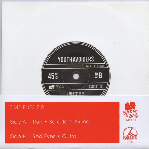 Youth Avoiders : Time Flies E.P. (7", EP)